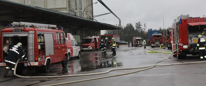 Lagerhallenbrand im Lagerhaus am 27.10.2018